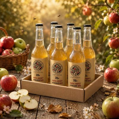 Bio Mošt 100% jablko 330 ml - výhodné balení 6 ks