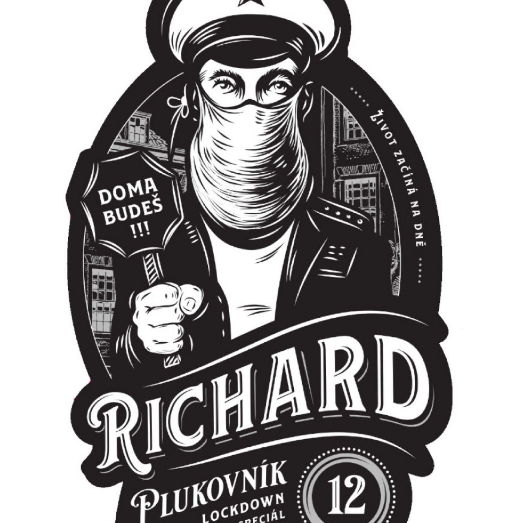 Etiketa Plukovník