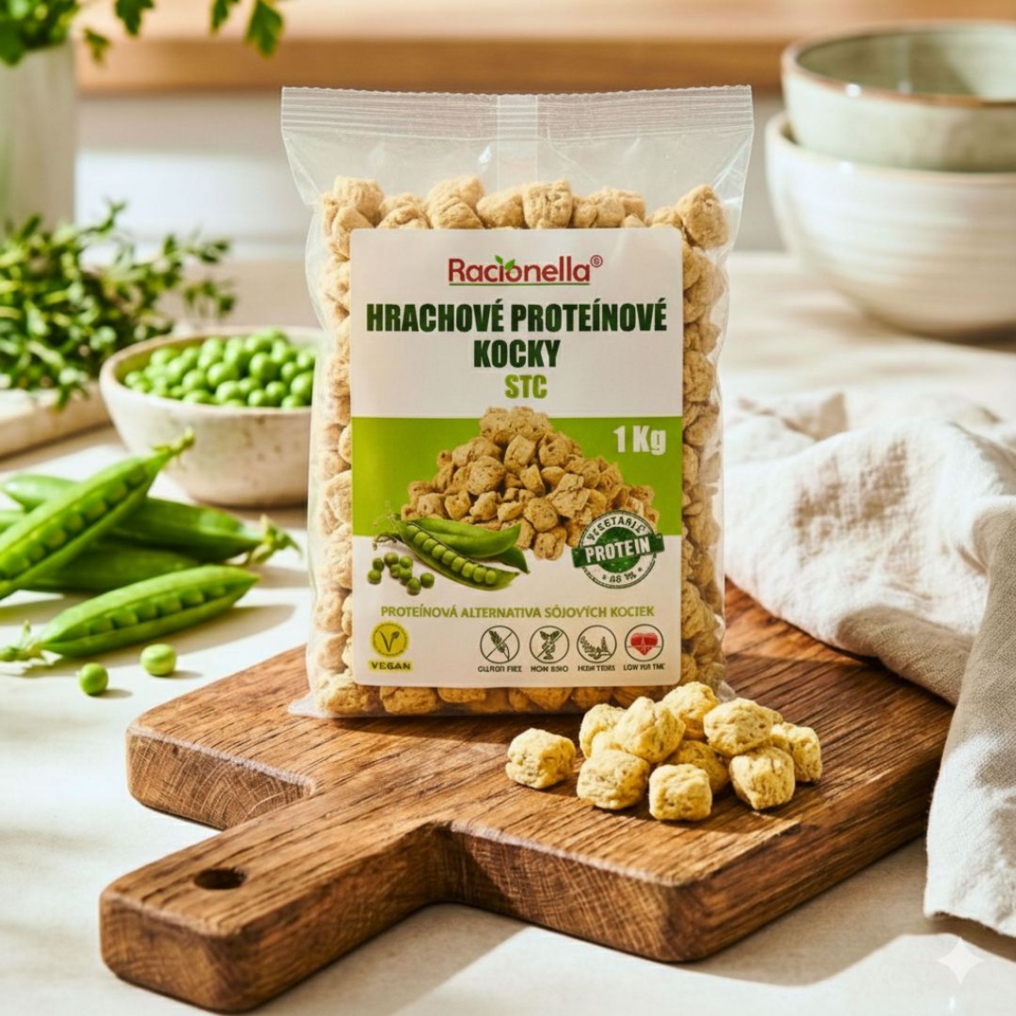 Hrachové proteinové kostky 1kg