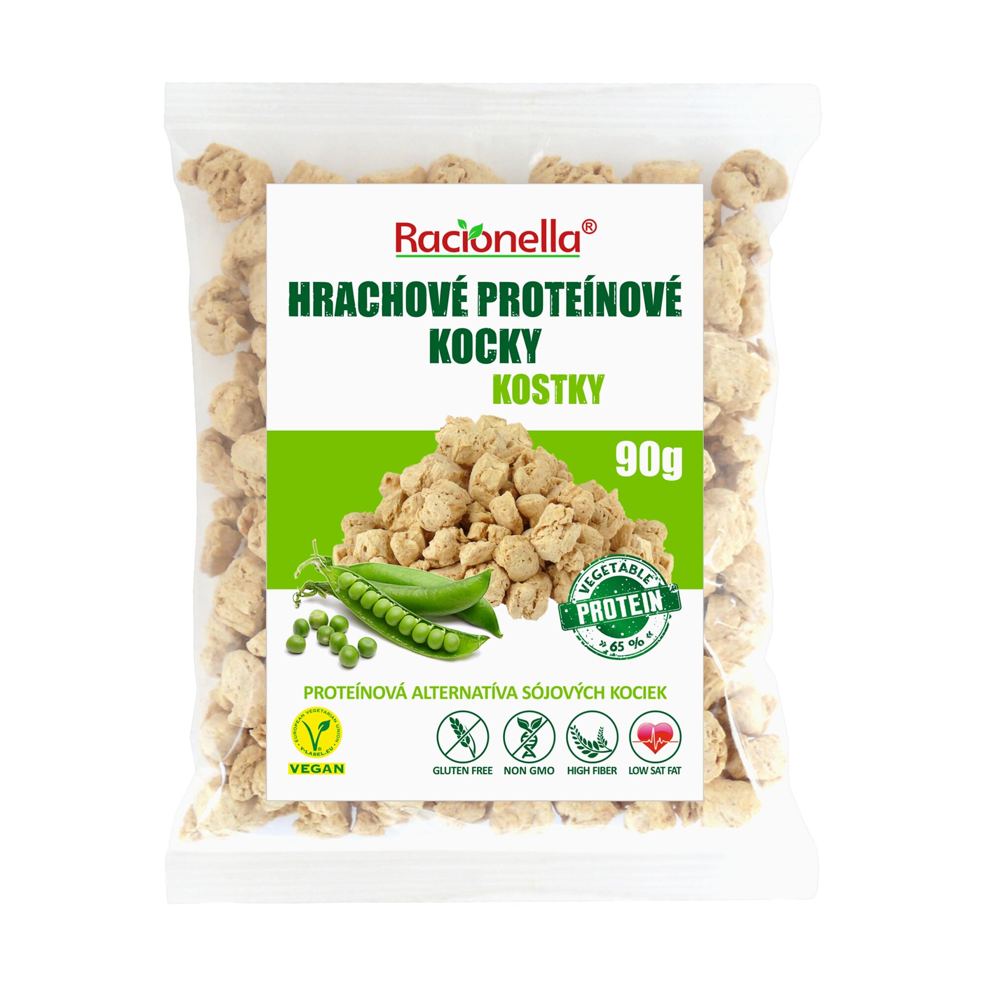 Hrachové proteinové kostky 90g