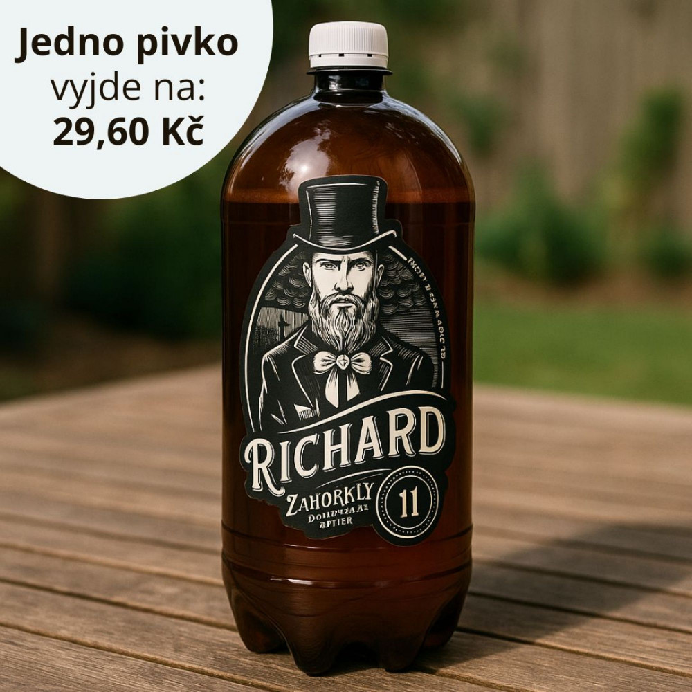 Richard Zahořklý 11° – Hořký ležák (20 l)