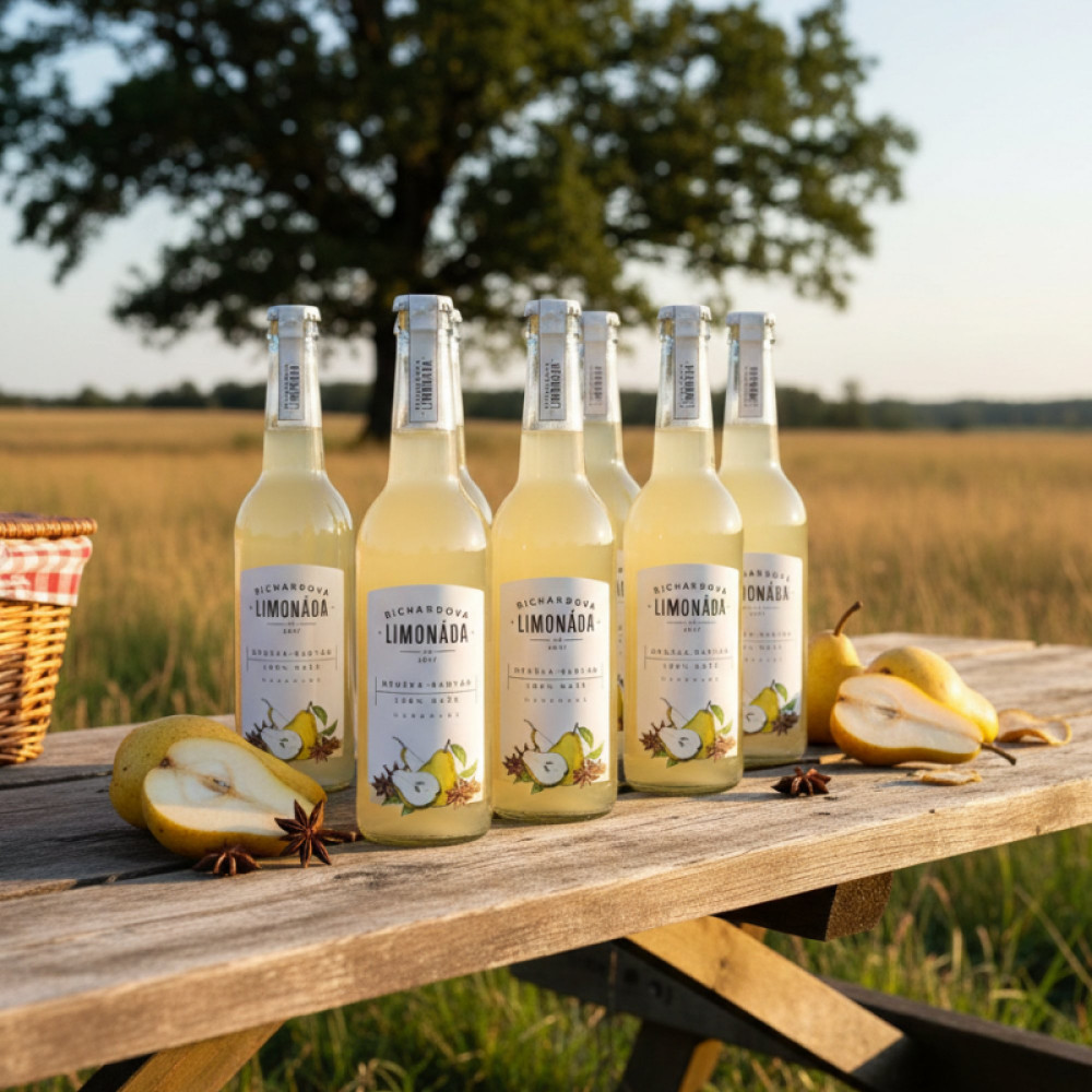 Richardova limonáda Hruška-badyán 6 x 330 ml