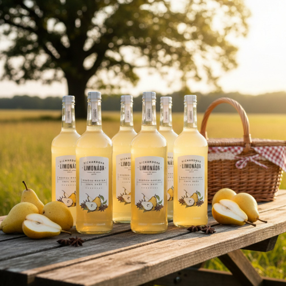 Richardova limonáda Hruška badyán 6 x 750 ml