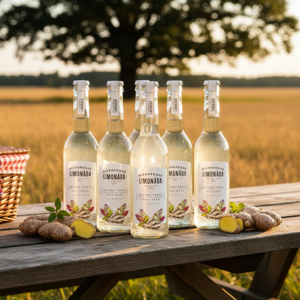 Richardova limonáda Tonic - zázvor 6 x 330 ml