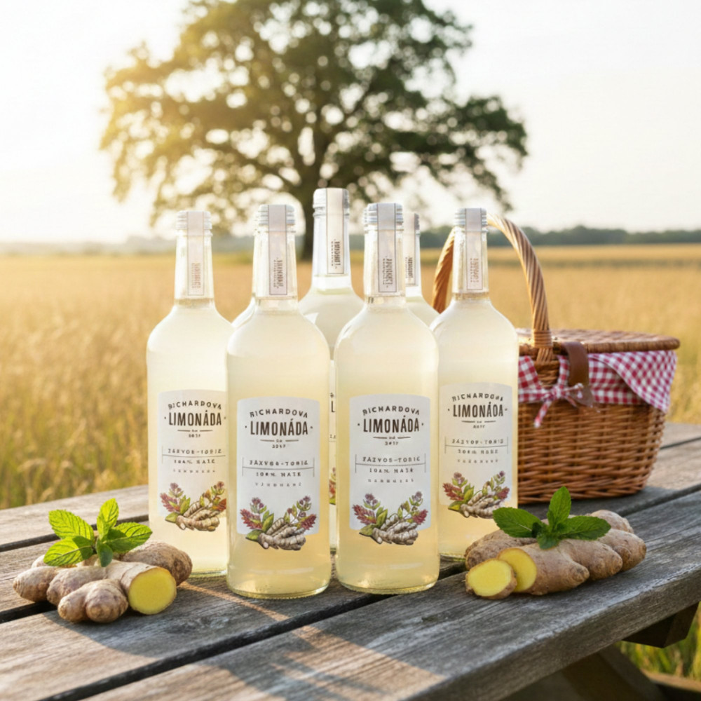 Richardova limonáda Tonic - zázvor 6 x 750 ml