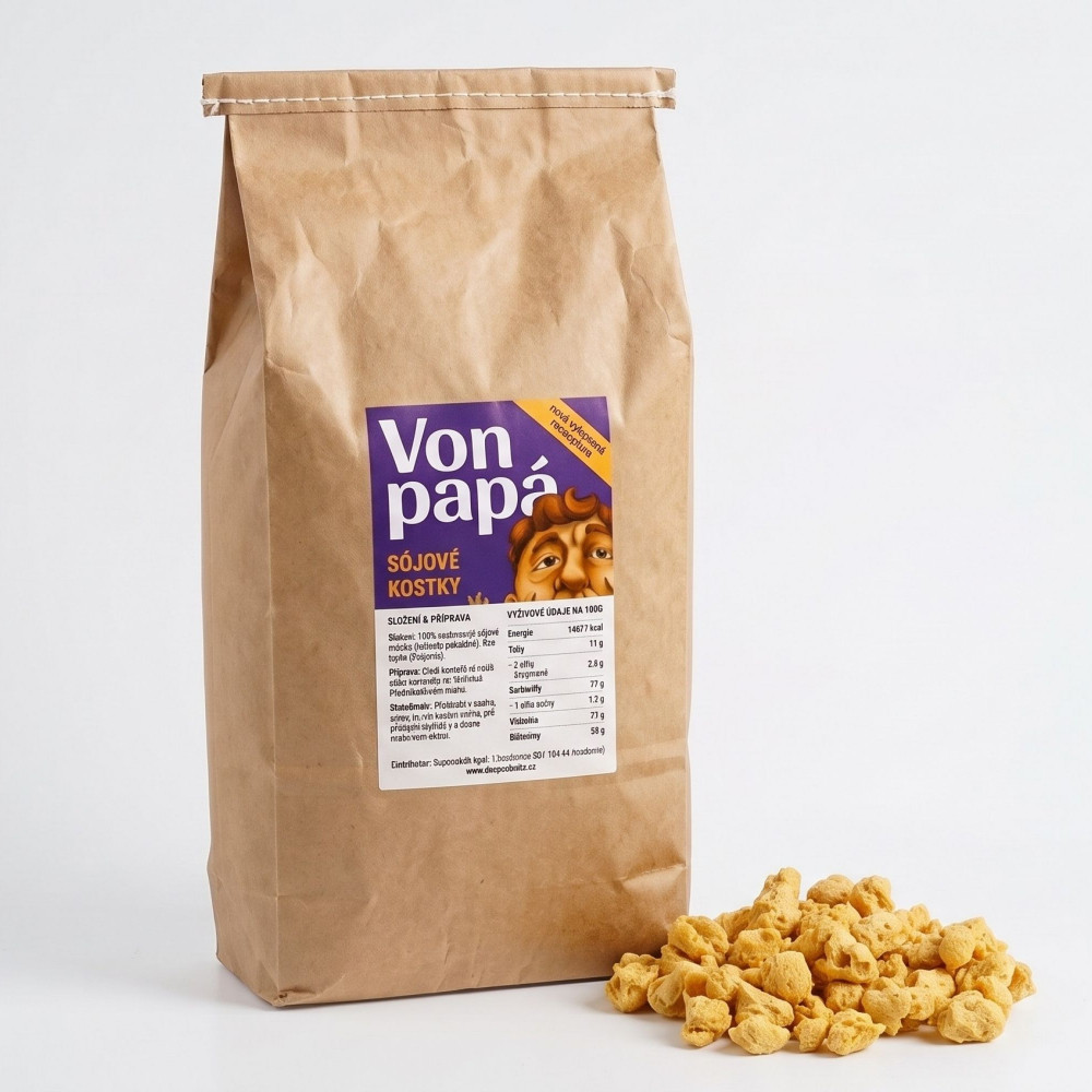 Sójové kostky 2 kg  NOVÁ RECEPTURA