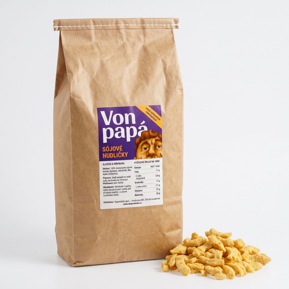 Sójové nudličky 2 kg  NOVÁ RECEPTURA