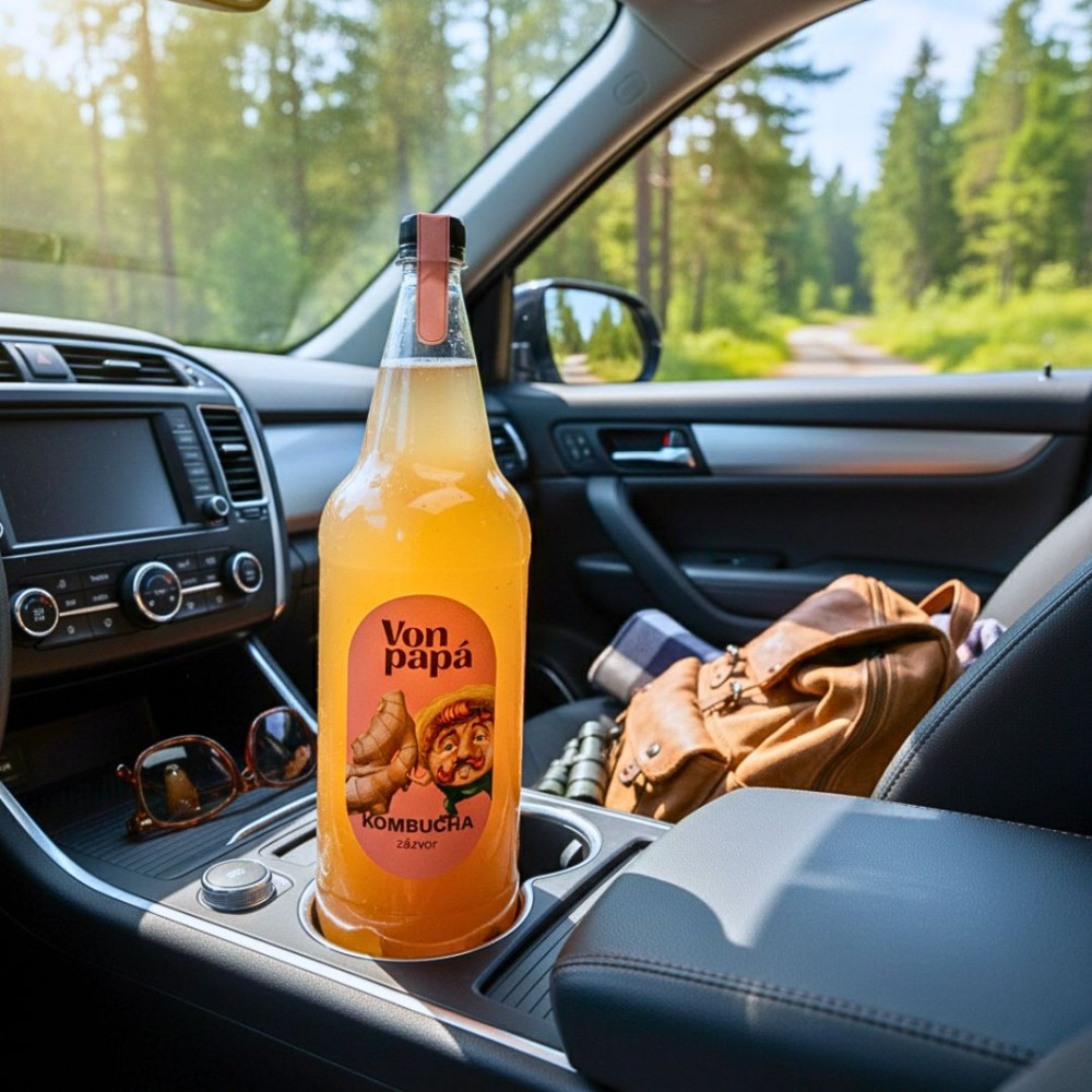 Von Papá Kombucha zázvor 2 litry