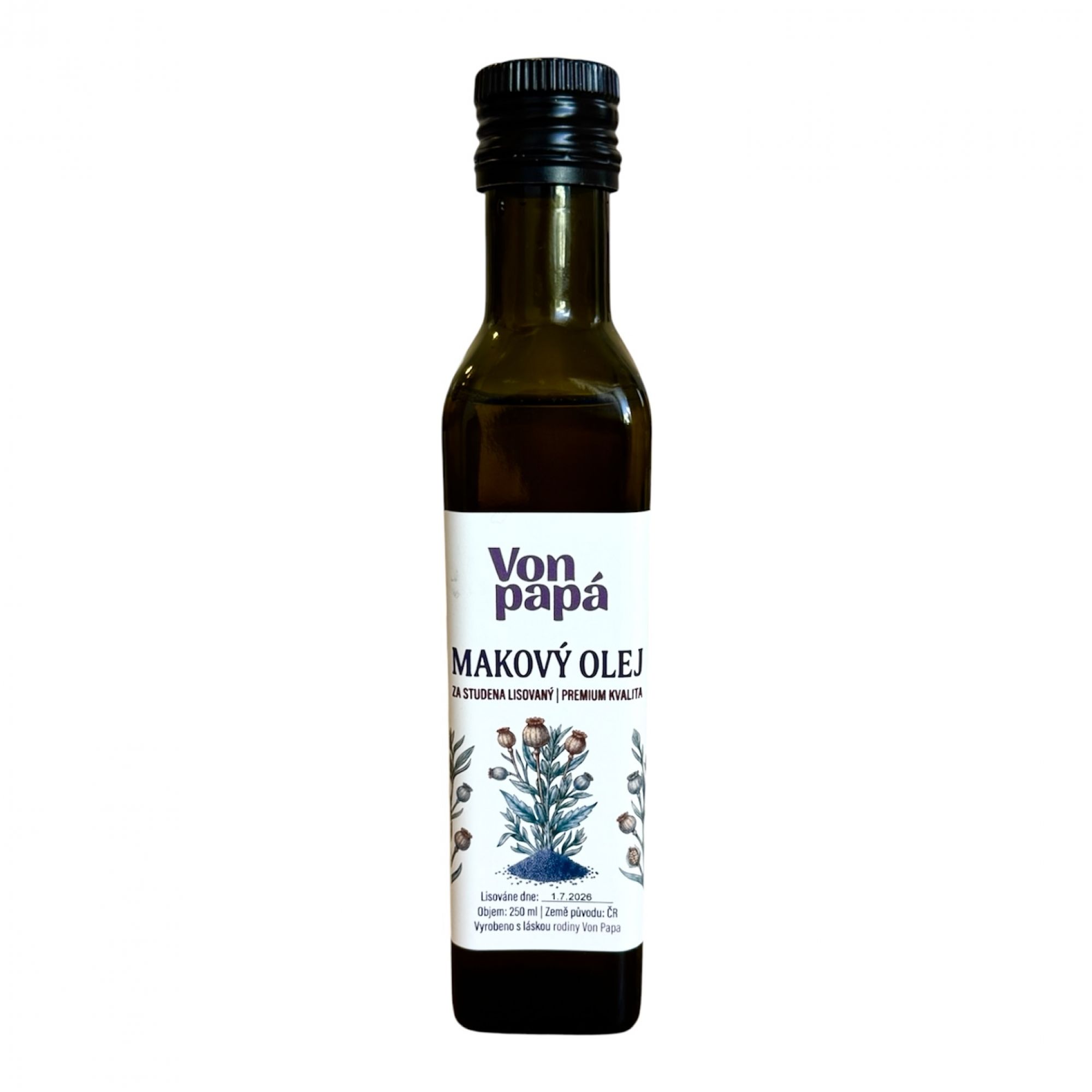 Makový olej 250ml