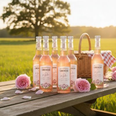 Richardova limonáda Květy růže 6 x 330 ml