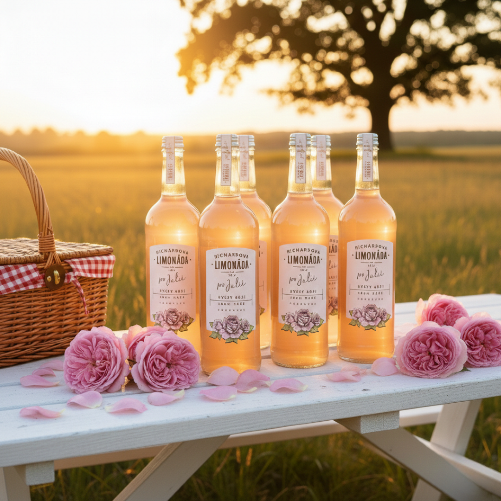 Richardova limonáda Květy růže 6 x 750 ml