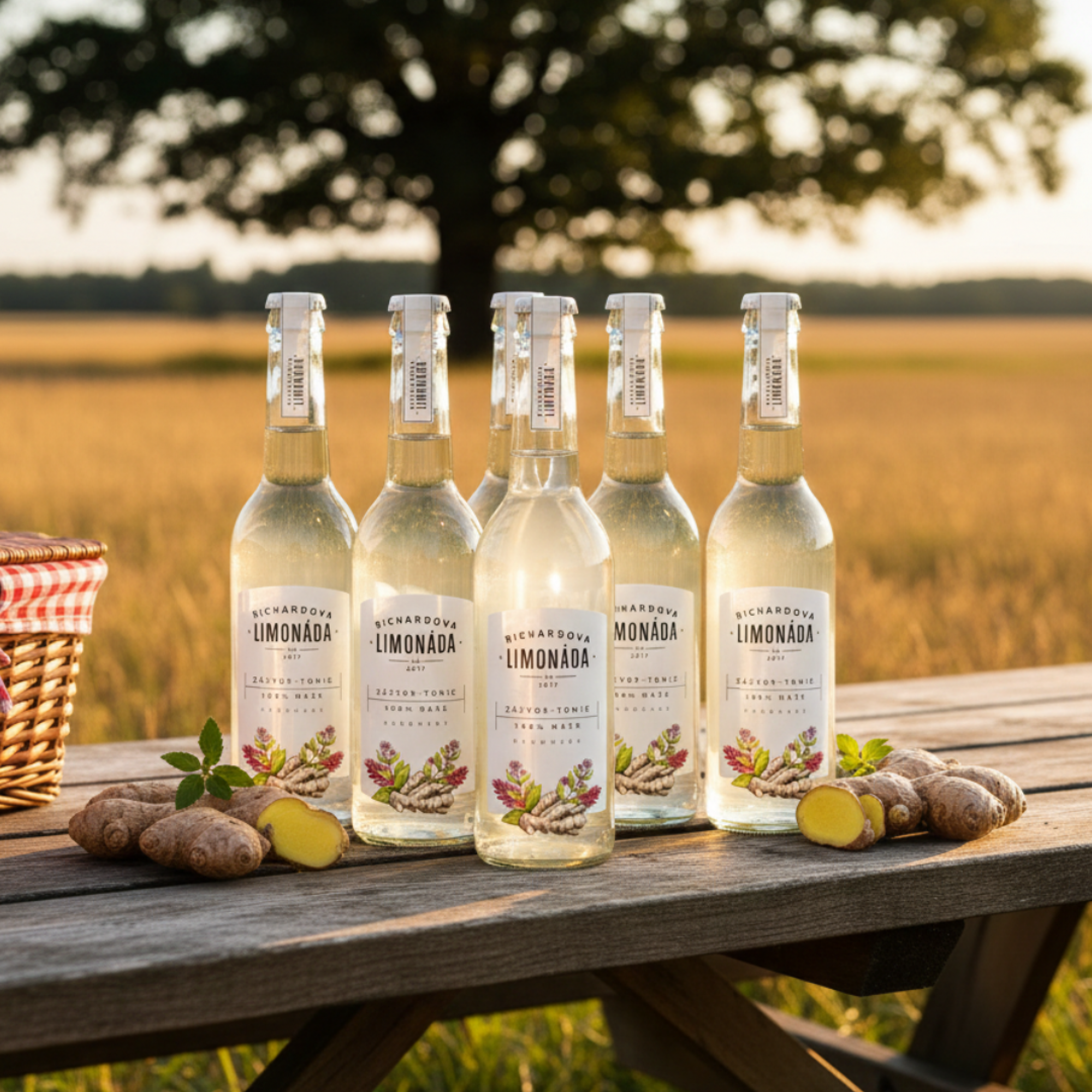 Richardova limonáda Tonic - zázvor 6 x 330 ml