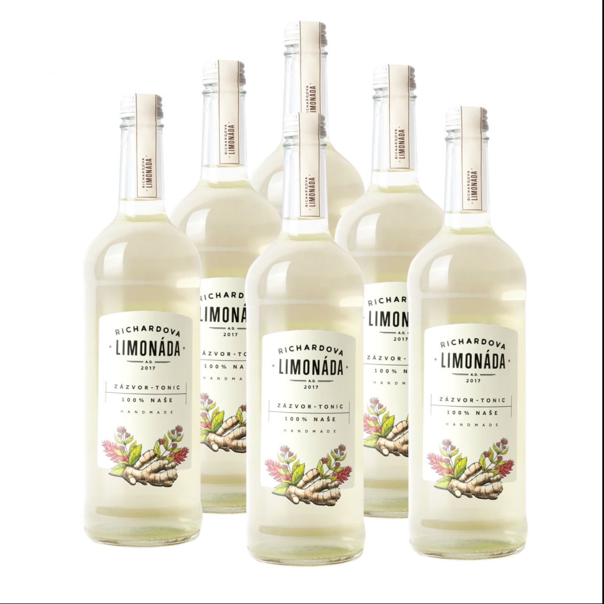 Richardova limonáda Tonic - zázvor 6 x 750 ml