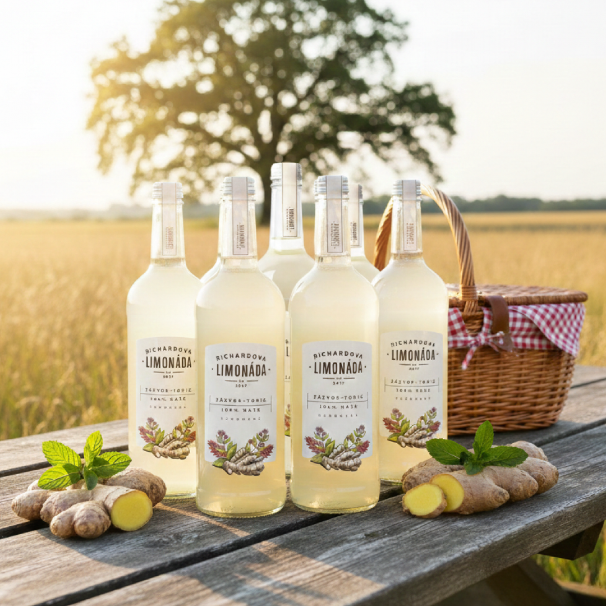 Richardova limonáda Tonic - zázvor 6 x 750 ml