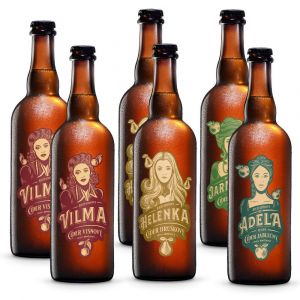 Richardův sixpack mix sedmiček ciderů - výhodné balení 6 x 750 ml