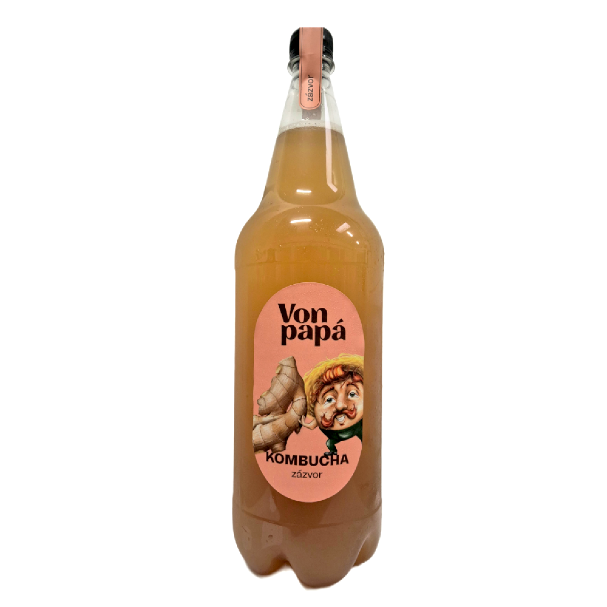 Von Papá Kombucha zázvor 2 litry